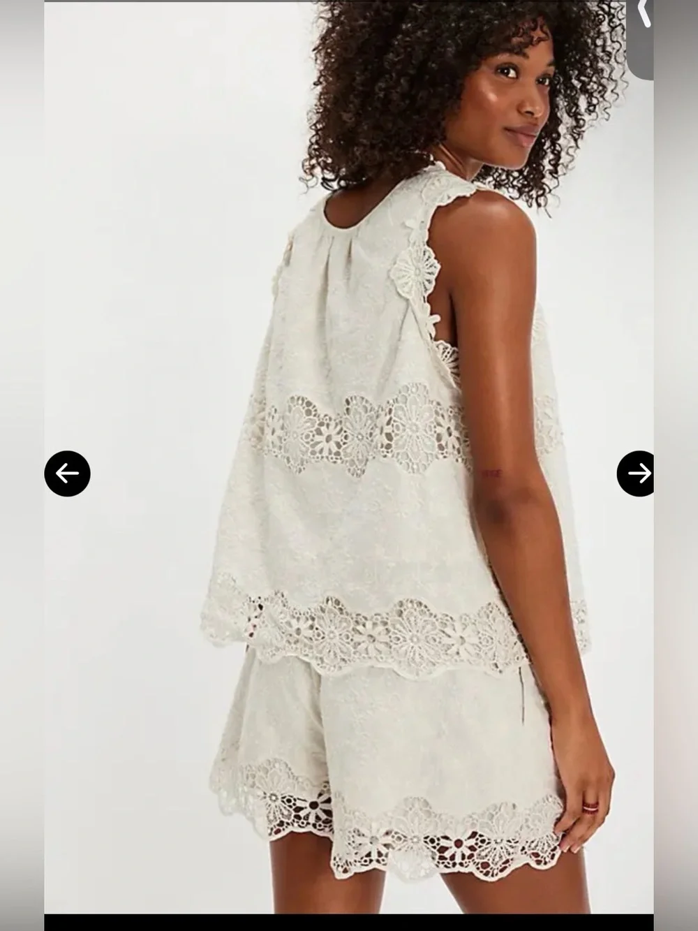 Free People Ashtin Set in Ivory **Gorgeous!!**